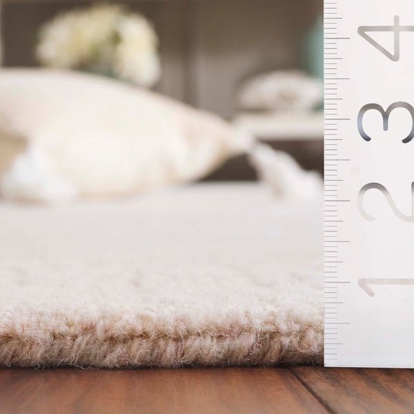 Safavieh Pine Hand-tufted Wool Runner Rug - Luxurious Modern Design For Hallways And Elegant Spaces Pink ,Ivory Wool Pile Pne402u-5