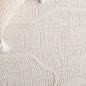 Safavieh Pine Hand-tufted Wool Runner Rug - Luxurious Modern Design For Hallways And Elegant Spaces Pink ,Ivory Wool Pile Pne402u-5