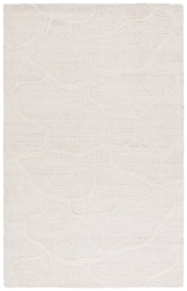 Safavieh Pine Hand-tufted Wool Runner Rug - Luxurious Modern Design For Hallways And Elegant Spaces Pink ,Ivory Wool Pile Pne402u-5