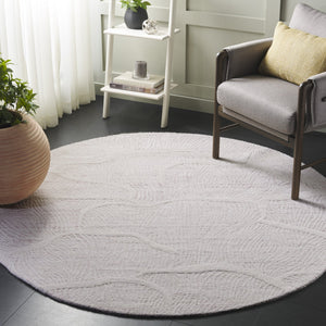 Safavieh Pine Hand-tufted Wool Runner Rug - Luxurious Modern Design For Hallways And Elegant Spaces Pink ,Ivory Wool Pile Pne402u-6r