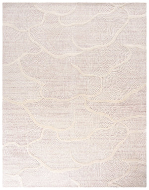 Safavieh Pine Hand-tufted Wool Runner Rug - Luxurious Modern Design For Hallways And Elegant Spaces Pink ,Ivory Wool Pile Pne402u-8