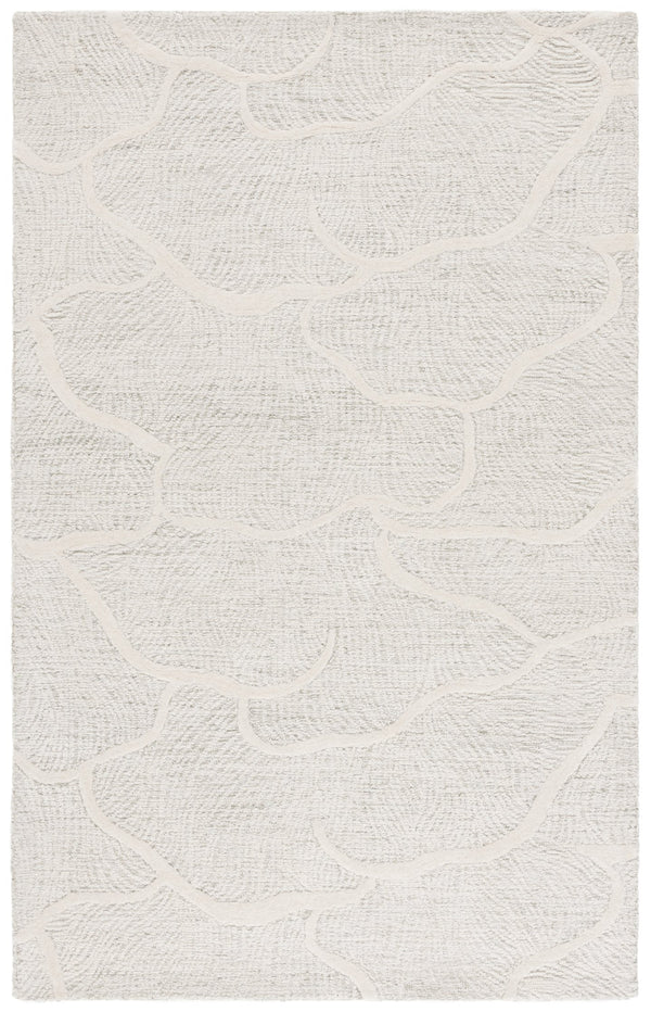 Safavieh Pine Hand-tufted Wool Runner Rug - Luxurious Modern Design For Hallways And Elegant Spaces Sage Green ,Ivory Wool Pile Pne402w-5