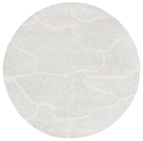 Safavieh Pine Hand-tufted Wool Runner Rug - Luxurious Modern Design For Hallways And Elegant Spaces Sage Green ,Ivory Wool Pile Pne402w-6r