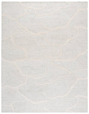 Safavieh Pine Hand-tufted Wool Runner Rug - Luxurious Modern Design For Hallways And Elegant Spaces Sage Green ,Ivory Wool Pile Pne402w-8