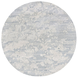 Safavieh Pine Modern Grey And Ivory Runner Rug - Hand-tufted Wool, Distressed Abstract Design For Elegance Grey ,Ivory Wool Pile Pne403f-6r