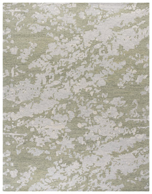 Safavieh Pine Hand-tufted Wool Area Rug - Modern Abstract Design For Stylish Living Spaces, 4x6 Feet Sage Green ,Ivory Wool Pile Pne403w-6