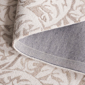 Safavieh Pine Hand-tufted Floral Runner Rug - Luxurious Wool Blend, Perfect For Hallways & Living Spaces Beige ,Ivory 85% Wool,15% Cotton Pne404b-5