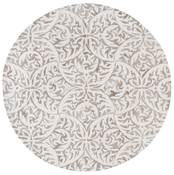 Safavieh Pine Hand-tufted Floral Runner Rug - Luxurious Wool Blend, Perfect For Hallways & Living Spaces Beige ,Ivory 85% Wool,15% Cotton Pne404b-6r