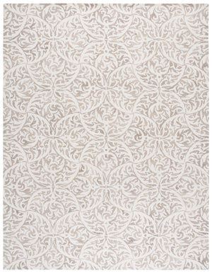 Safavieh Pine Hand-tufted Floral Runner Rug - Luxurious Wool Blend, Perfect For Hallways & Living Spaces Beige ,Ivory 85% Wool,15% Cotton Pne404b-8