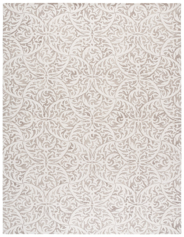 Safavieh Pine Hand-tufted Floral Runner Rug - Luxurious Wool Blend, Perfect For Hallways & Living Spaces Beige ,Ivory 85% Wool,15% Cotton Pne404b-8