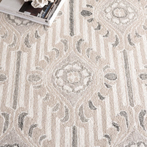 Safavieh Pine Elegant Floral Runner Rug – Luxurious Hand-tufted Design For Timeless Home Décor Appeal Beige ,Ivory 85% Wool,15% Cotton Pne405a-5