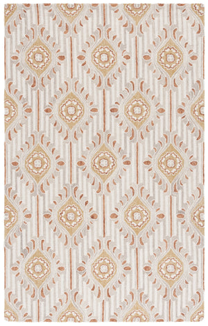 Safavieh Pine Elegant Floral Runner Rug – Luxurious Hand-tufted Design For Timeless Home Décor Appeal Beige ,Gold 85% Wool,15% Cotton Pne405d-5