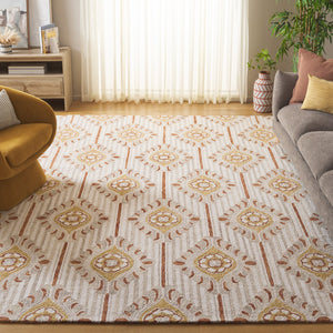 Safavieh Pine Elegant Floral Runner Rug – Luxurious Hand-tufted Design For Timeless Home Décor Appeal Beige ,Gold 85% Wool,15% Cotton Pne405d-8