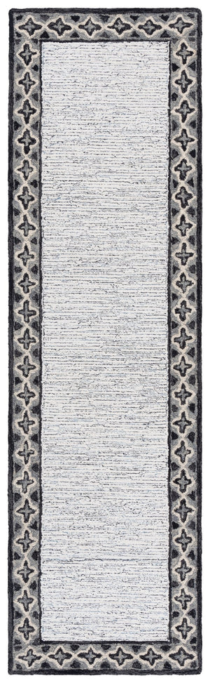Safavieh Pine Hand-tufted Runner Rug - Luxurious Wool Design To Elevate Your Modern Home Decor Today! Charcoal ,Ivory Wool Pile Pne501h-28