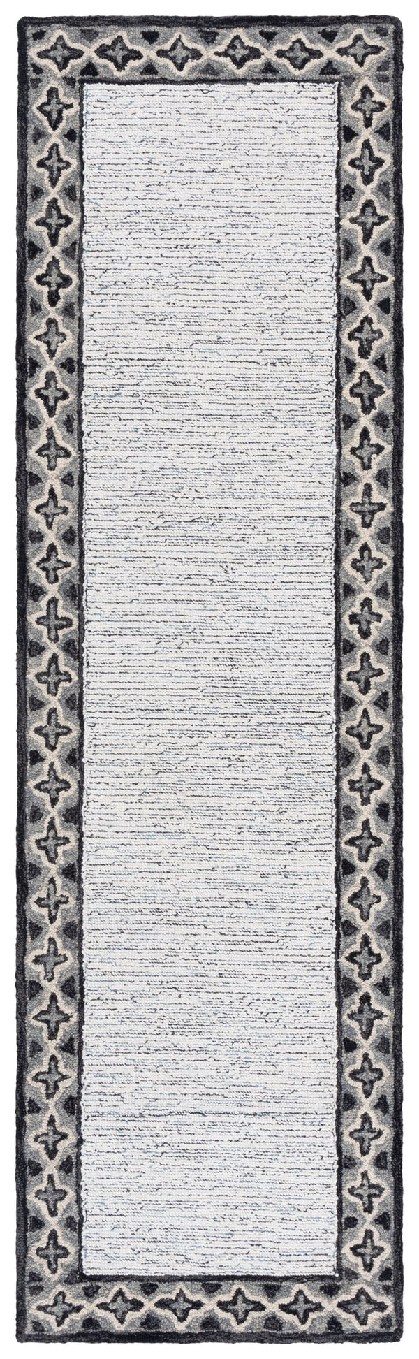 Safavieh Pine Hand-tufted Runner Rug - Luxurious Wool Design To Elevate Your Modern Home Decor Today! Charcoal ,Ivory Wool Pile Pne501h-28