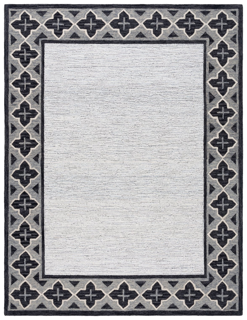 Safavieh Pine Hand-tufted Runner Rug - Luxurious Wool Design To Elevate Your Modern Home Decor Today! Charcoal ,Ivory Wool Pile Pne501h-8