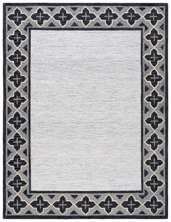 Safavieh Pine Hand-tufted Runner Rug - Luxurious Wool Design To Elevate Your Modern Home Decor Today! Charcoal ,Ivory Wool Pile Pne501h-8
