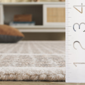 Safavieh Pine Area Rug - Hand-tufted Luxury Wool Runner For Modern Home Decor In Stylish Neutral Tones Grey ,Ivory Wool Pile Pne503f-5