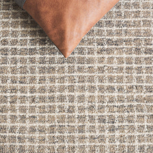 Safavieh Pine Area Rug - Hand-tufted Luxury Wool Runner For Modern Home Decor In Stylish Neutral Tones Grey ,Ivory Wool Pile Pne503f-5