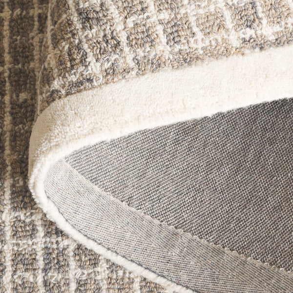 Safavieh Pine Elegant Hand-tufted Area Rug - Luxurious Wool Pile For Comfort, Style, And Everyday Use Grey ,Ivory Wool Pile Pne503f-4