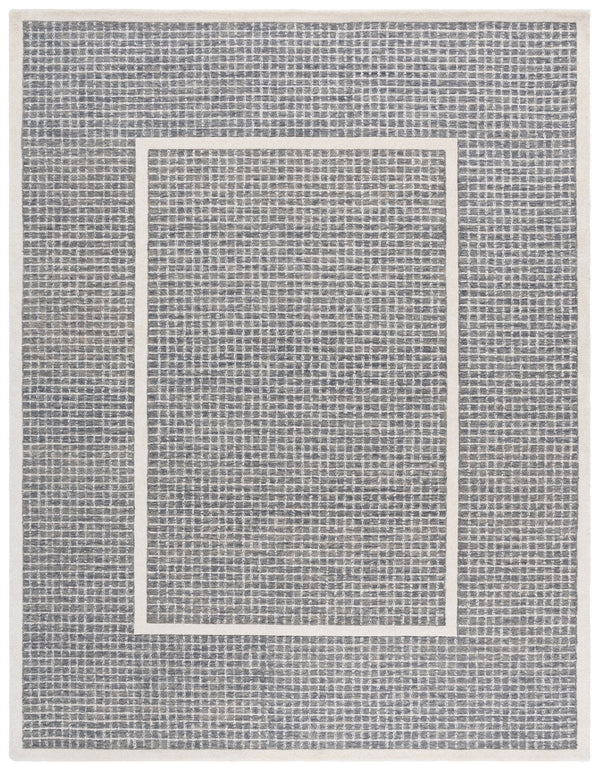 Safavieh Pine Area Rug - Hand-tufted Luxury Wool Runner For Modern Home Decor In Stylish Neutral Tones Grey ,Ivory Wool Pile Pne503f-8