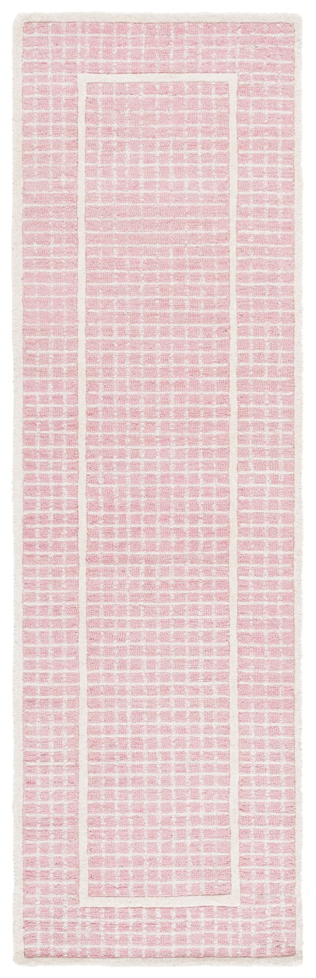 Safavieh Pine Elegant Hand-tufted Area Rug - Luxurious Wool Pile For Comfort, Style, And Everyday Use Pink ,Ivory Wool Pile Pne503u-4