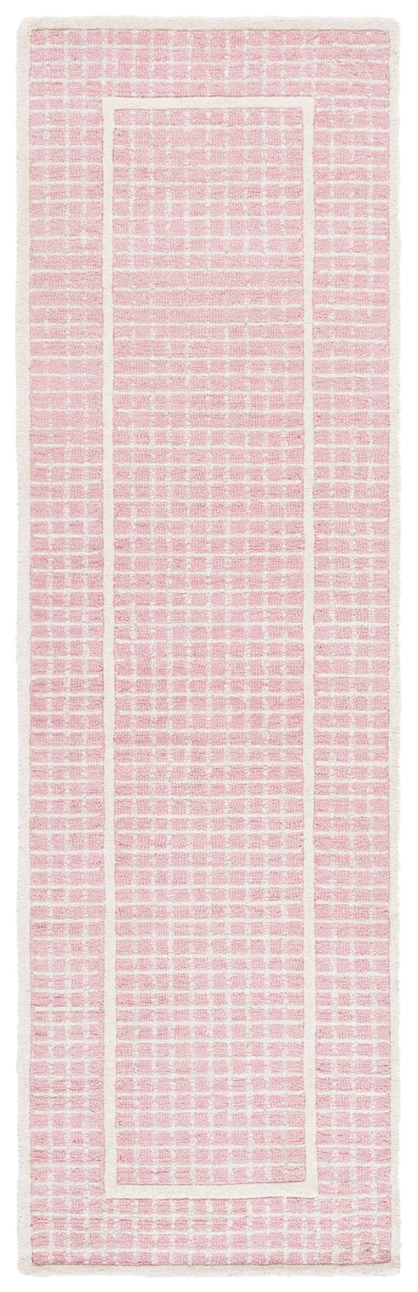 Safavieh Pine Elegant Hand-tufted Area Rug - Luxurious Wool Pile For Comfort, Style, And Everyday Use Pink ,Ivory Wool Pile Pne503u-4