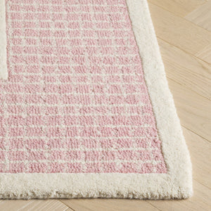 Safavieh Pine Elegant Hand-tufted Area Rug - Luxurious Wool Pile For Comfort, Style, And Everyday Use Pink ,Ivory Wool Pile Pne503u-4