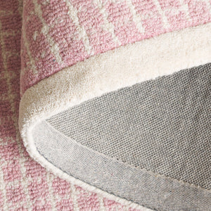 Safavieh Pine Elegant Hand-tufted Area Rug - Luxurious Wool Pile For Comfort, Style, And Everyday Use Pink ,Ivory Wool Pile Pne503u-4