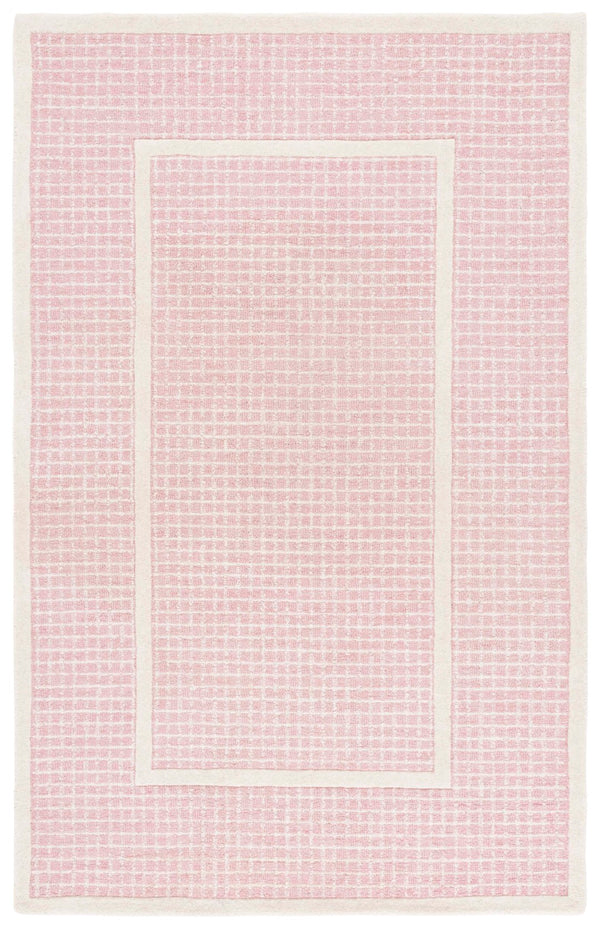 Safavieh Pine Elegant Hand-tufted Area Rug - Luxurious Wool Pile For Comfort, Style, And Everyday Use Pink ,Ivory Wool Pile Pne503u-4