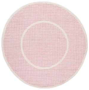 Safavieh Pine Area Rug - Hand-tufted Luxury Wool Runner For Modern Home Decor In Stylish Neutral Tones Pink ,Ivory Wool Pile Pne503u-6r