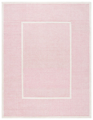 Safavieh Pine Elegant Hand-tufted Area Rug - Luxurious Wool Pile For Comfort, Style, And Everyday Use Pink ,Ivory Wool Pile Pne503u-4