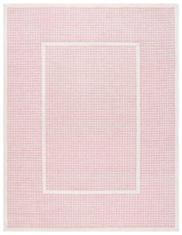 Safavieh Pine Elegant Hand-tufted Area Rug - Luxurious Wool Pile For Comfort, Style, And Everyday Use Pink ,Ivory Wool Pile Pne503u-4