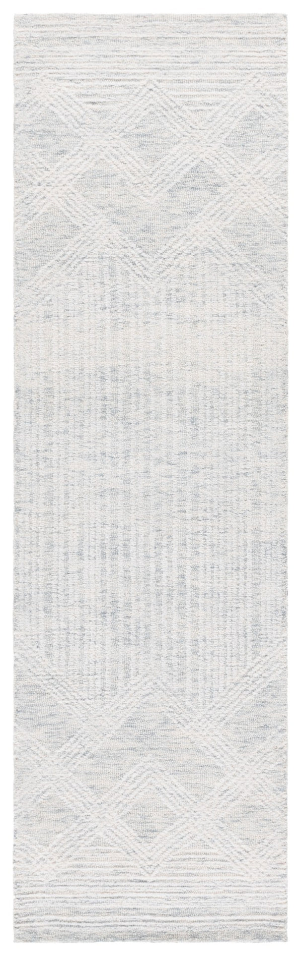 Safavieh Pine Handtufted Wool & Cotton Area Rug - Elegant Geometric Design For Timeless Home Sophistication Light Grey ,Ivory Wool & Cotton Pne601f-4