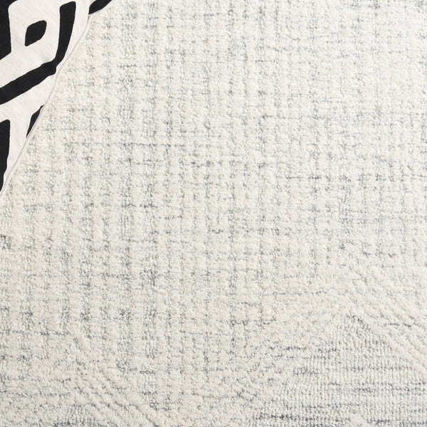 Safavieh Pine Hand-tufted Area Rug In Elegant Grey And Ivory Design – Luxurious Runner For Any Space Light Grey ,Ivory Wool & Cotton Pne601f-5