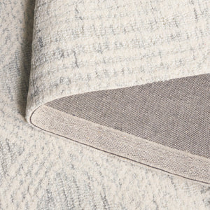 Safavieh Pine Hand-tufted Area Rug In Elegant Grey And Ivory Design – Luxurious Runner For Any Space Light Grey ,Ivory Wool & Cotton Pne601f-5