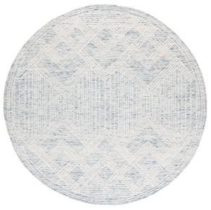 Safavieh Pine Handtufted Wool & Cotton Area Rug - Elegant Geometric Design For Timeless Home Sophistication Light Grey ,Ivory Wool & Cotton Pne601f-4