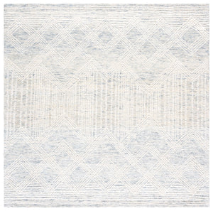 Safavieh Pine Hand-tufted Area Rug In Elegant Grey And Ivory Design – Luxurious Runner For Any Space Light Grey ,Ivory Wool & Cotton Pne601f-6sq