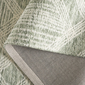 Safavieh Pine Handtufted Wool & Cotton Area Rug - Elegant Geometric Design For Timeless Home Sophistication Sage ,Ivory Wool & Cotton Pne601w-3