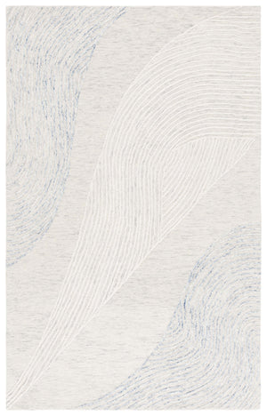 Safavieh Pine Handcrafted Wool And Cotton Runner Rug – Elegant Design For Modern Hallways And Living Spaces Light Grey ,Ivory Wool & Cotton Pne602f-5