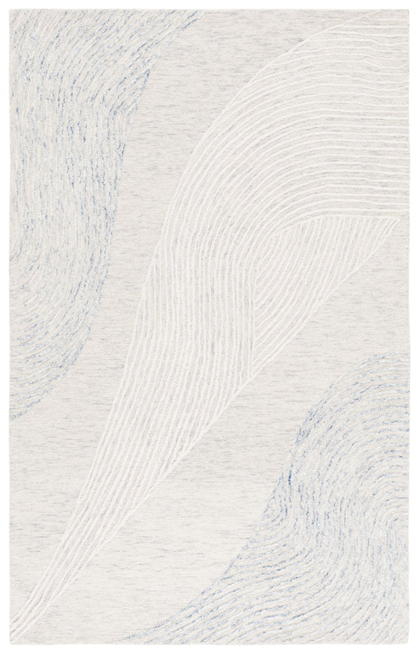 Safavieh Pine Handcrafted Wool And Cotton Runner Rug – Elegant Design For Modern Hallways And Living Spaces Light Grey ,Ivory Wool & Cotton Pne602f-5