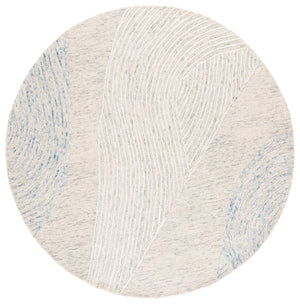 Safavieh Pine Handcrafted Wool And Cotton Runner Rug – Elegant Design For Modern Hallways And Living Spaces Light Grey ,Ivory Wool & Cotton Pne602f-6r