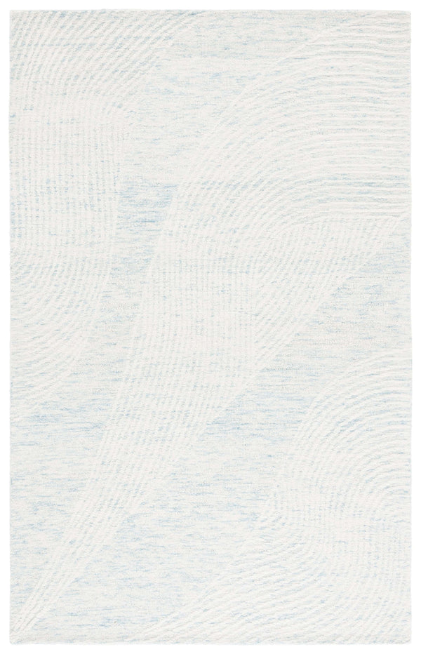 Safavieh Pine Handcrafted Wool And Cotton Runner Rug – Elegant Design For Modern Hallways And Living Spaces Turquoise ,Ivory Wool & Cotton Pne602j-5