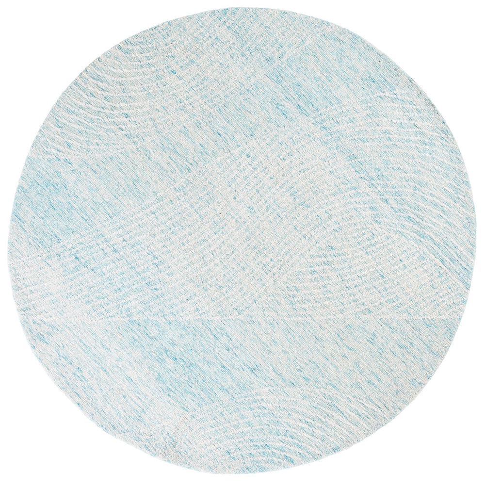 Safavieh Pine Handcrafted Wool And Cotton Runner Rug – Elegant Design For Modern Hallways And Living Spaces Turquoise ,Ivory Wool & Cotton Pne602j-6r