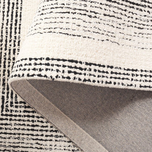 Safavieh Pine Handtufted Wool And Cotton Area Rug - Luxurious Modern Design For Any Living Space Elegance Black ,Ivory Wool & Cotton Pne604z-3