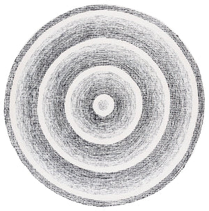 Safavieh Pine Handtufted Wool & Cotton Runner Rug - Unique Geometric Design For Elegant Hallway Decor Black ,Ivory Wool & Cotton Pne604z-6r