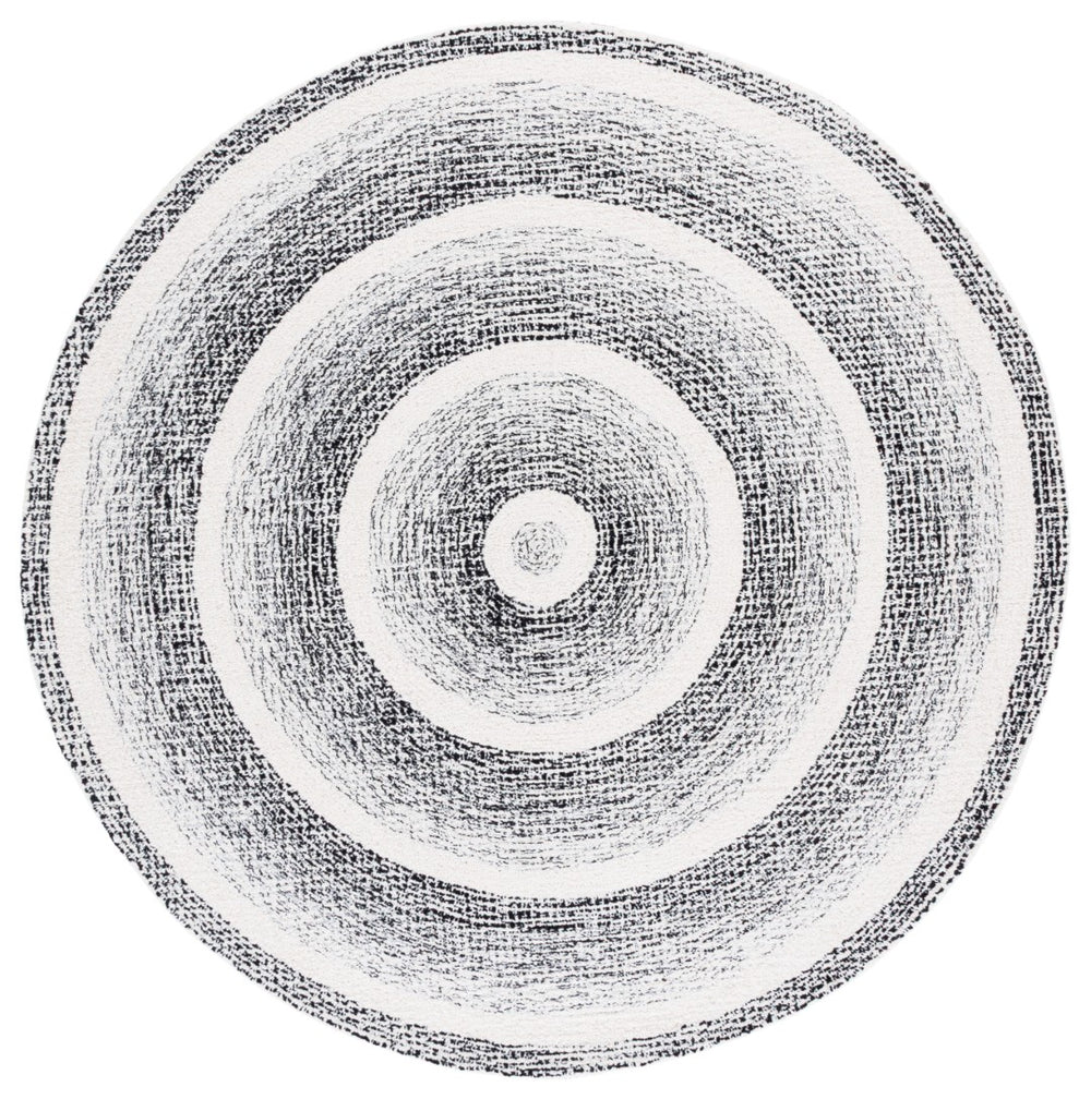 Safavieh Pine Handtufted Wool And Cotton Area Rug - Luxurious Modern Design For Any Living Space Elegance Black ,Ivory Wool & Cotton Pne604z-3