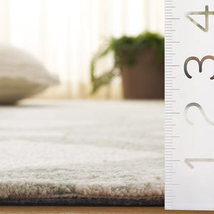 Safavieh Pine Modern Hand-tufted Area Rug In Elegant Geometric Design For Stylish Home Décor Upgrade Sage ,Ivory 80% Wool,10% Cotton,10% Latex Pne701w-4