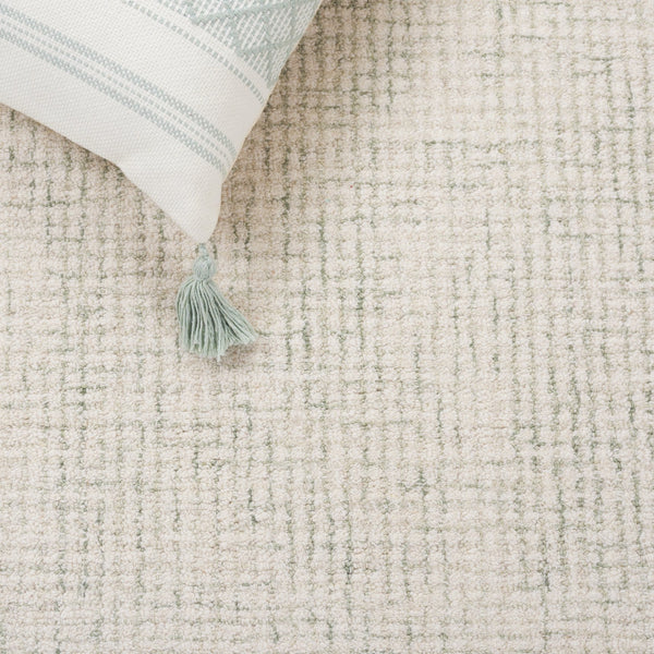 Safavieh Pine Elegant Hand-tufted Runner Rug - Luxurious Modern Design For Hallways And Entryways Sage ,Ivory 80% Wool,10% Cotton,10% Latex Pne703w-5