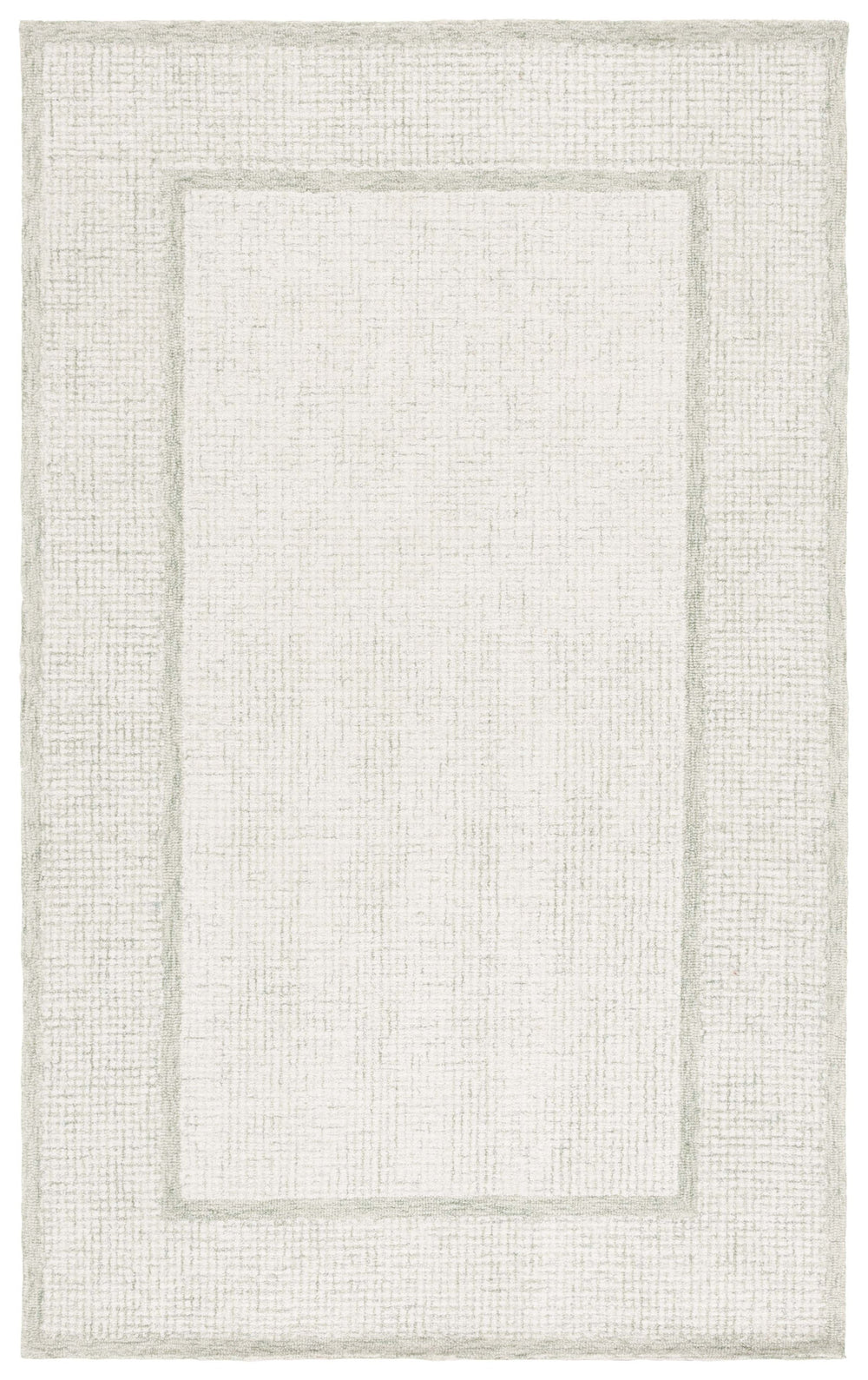 Safavieh Pine Elegant Hand-tufted Runner Rug - Luxurious Modern Design For Hallways And Entryways Sage ,Ivory 80% Wool,10% Cotton,10% Latex Pne703w-5